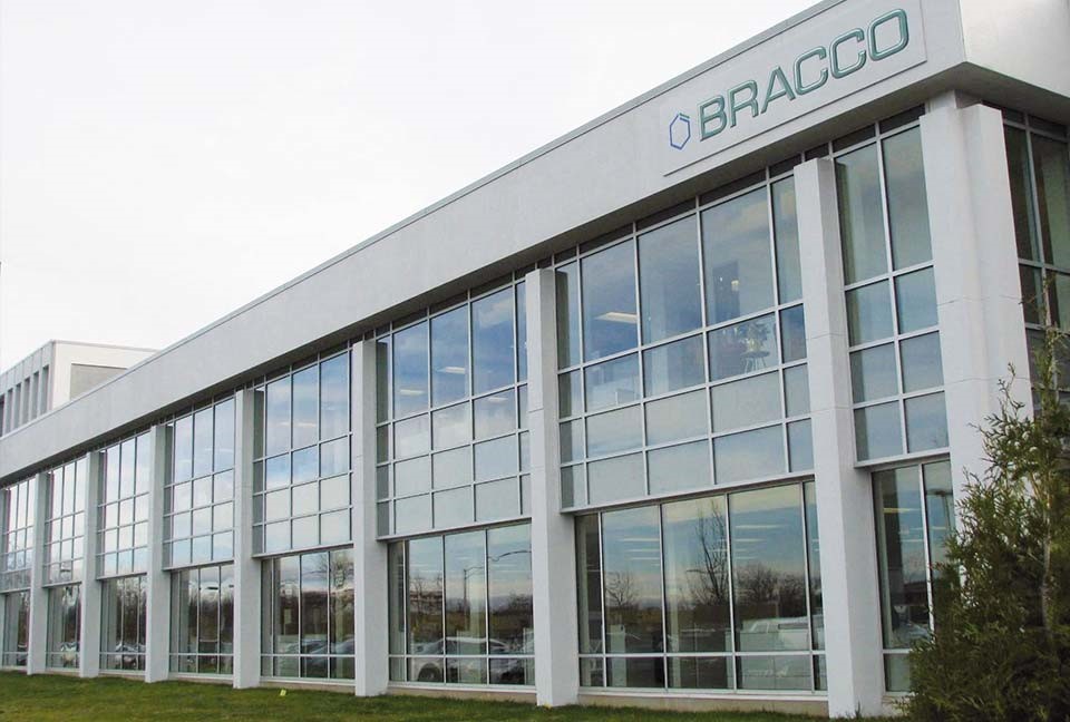 A photo of Bracco Imaging S.p.A. headquarters.